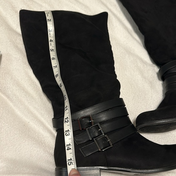 EUC Comfort View Extra Wide Calf Black Boot - Picture 5 of 10